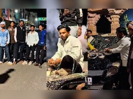 सड़क पर तलवार से काटा बर्थडे केक, Video वायरल होने के बाद अब काटेंगे थाने के चक्&zwj;कर?