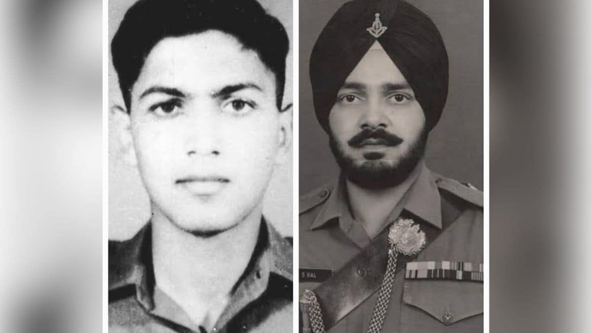 2nd Lt. Arun Khetarpal, PVC (Posthumous). Major (later Brigadier) Amarjit Singh Bal, MVC