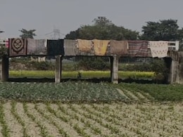 बिहार में कमाल की इंजीनियरिंग! नदी का पता नहीं, खेतों के बीचोबीच खड़ा कर दिया पुल