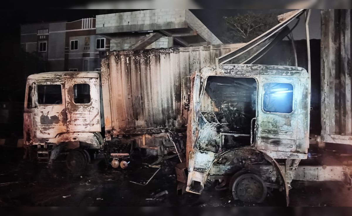 1 Dead In Head-On Collision Between 2 Lorries In Andhra Pradesh