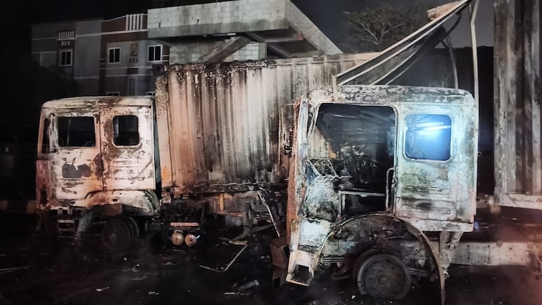 1 Dead In Head-On Collision Between 2 Lorries In Andhra Pradesh