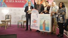 Jagdeep Dhankhar's Rare Appearance For Son-In-Law's Book Release At Jaipur Literature Festival