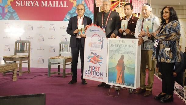 Jagdeep Dhankhar's Rare Appearance For Son-In-Law's Book Release At Jaipur Literature Festival