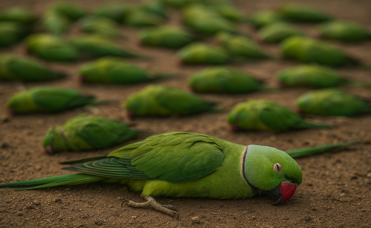 Parrots Death: खरगोन में 200 तोतों की मौत; बर्ड फ्लू को लेकर दहशत
