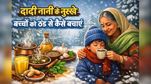 Dadi Nani Ke Nuskhe: बच्चों को ठंड से बचाने के दादी-नानी के आसान और आजमाए हुए नुस्खे