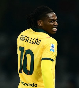 Rafael Leao Fires AC Milan Top Of Serie A Against Cagliari