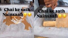 Watch: Street Vendor Makes "Chai Biscuit Ice Cream." Internet Is Not Happy