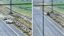 On Camera, 2 Die As Speeding Bike Veers, Rams Highway Railing In Telangana
