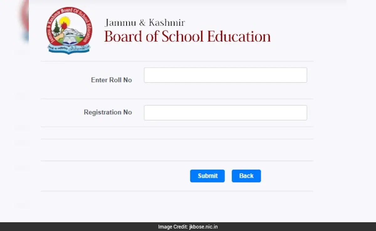 JKBOSE Jammu And Kashmir Class 11 Result 2025 Declared, Download Link Here