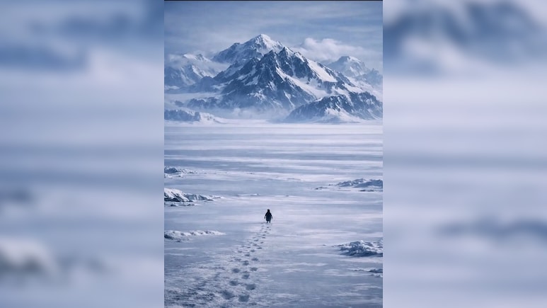 Lone Penguin Leaves Colony, Marches Toward Icy Mountains; Internet Asks 'But Why?'