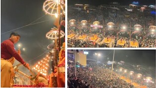 वाराणसी में गंगा आरती देखने उमड़ा श्रद्धालुओं का जनसैलाब, घाटों से गोदौलिया तक अभूतपूर्व भीड़