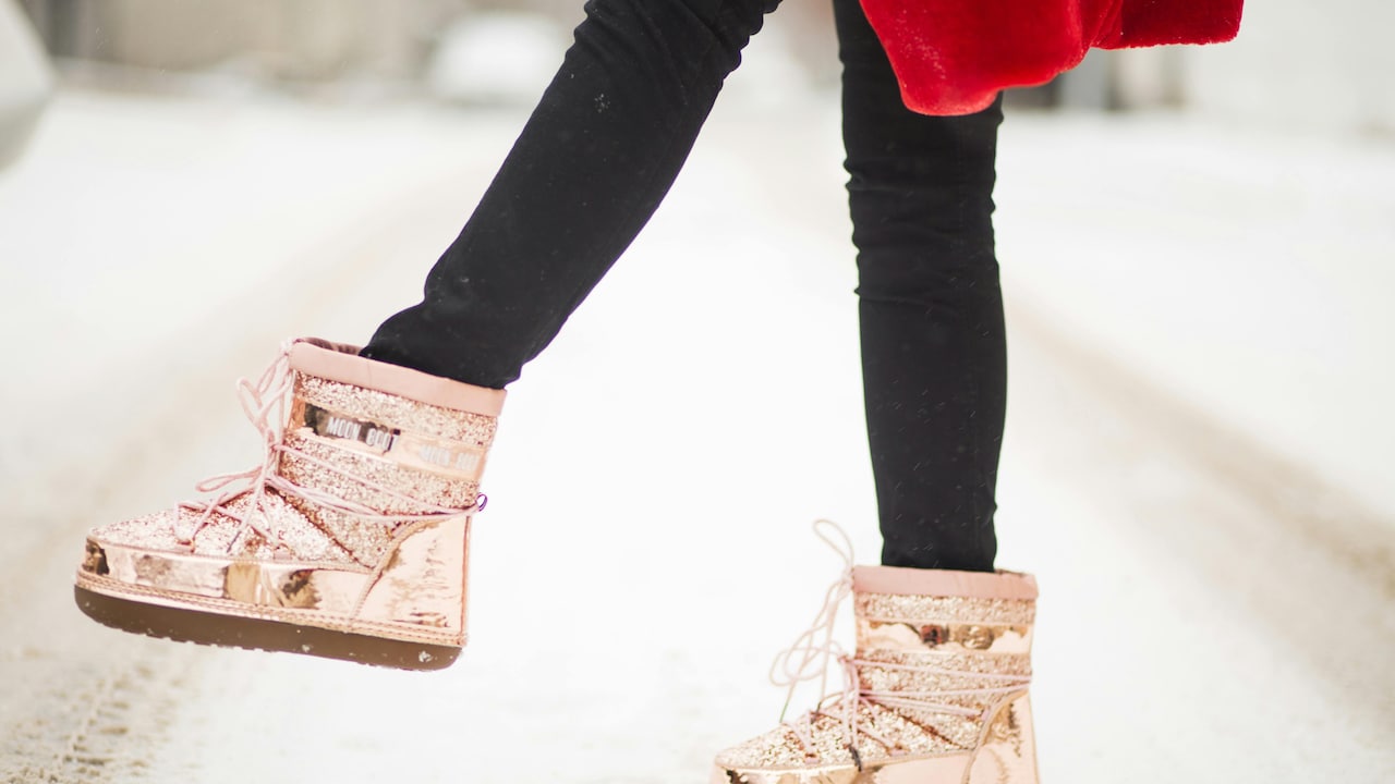 Snow boots designed for hiking and trekking across cold and uneven terrain