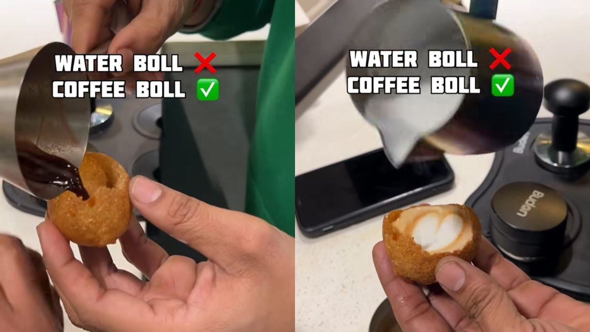 Viral Video Shows Coffee Being Poured Into Pani Puri, Foodies Divided