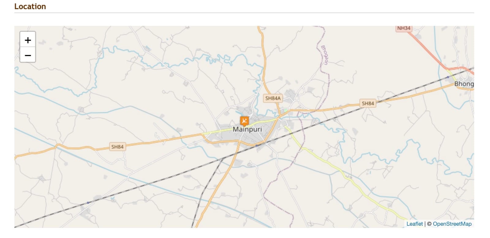 The site of the crash. Screenshot: aviationsafety.net