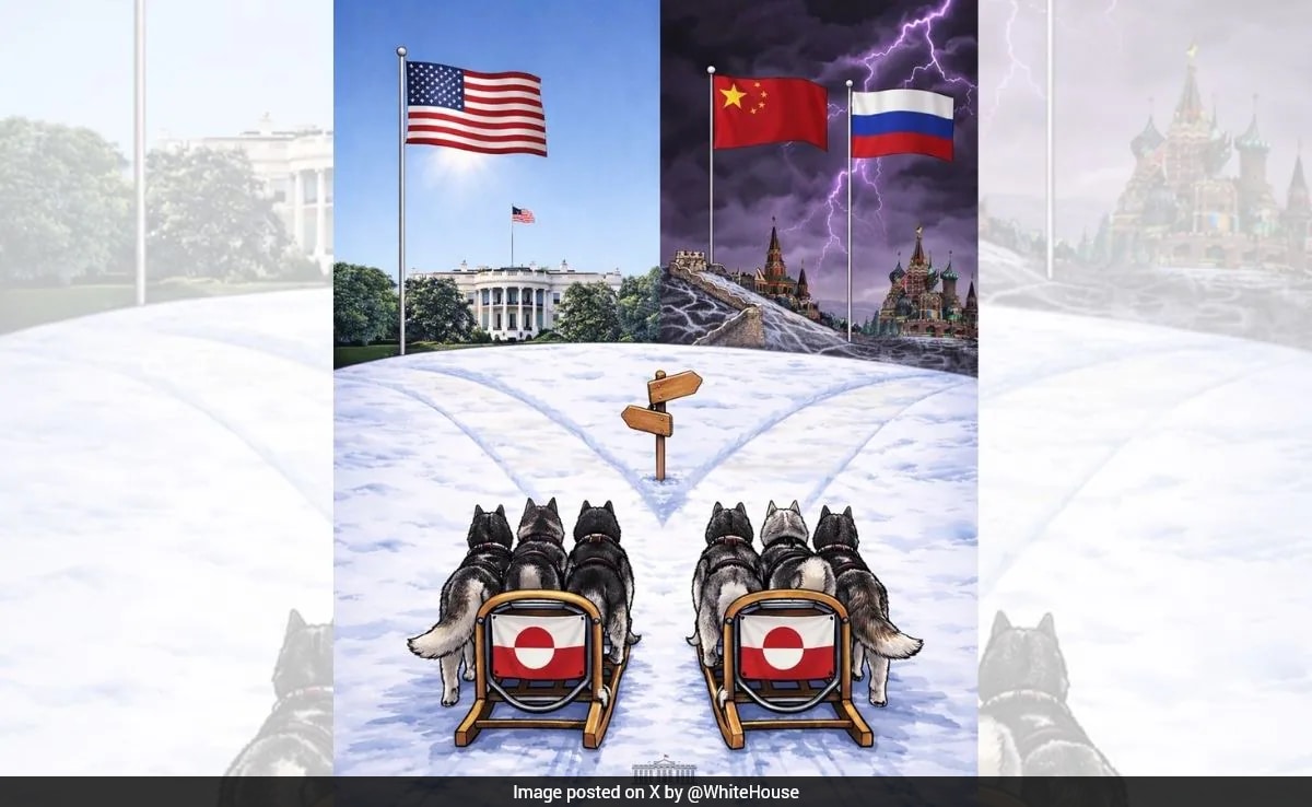 "Which Way, Greenland Man?" White House Posts Controversial Graphic