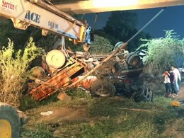 Pandharpur Accident: दिवसभर ऊसतोड... घरी जाताना मृत्यूने गाठलं; भीषण अपघातात दोघांचा दुर्दैवी मृत्यू