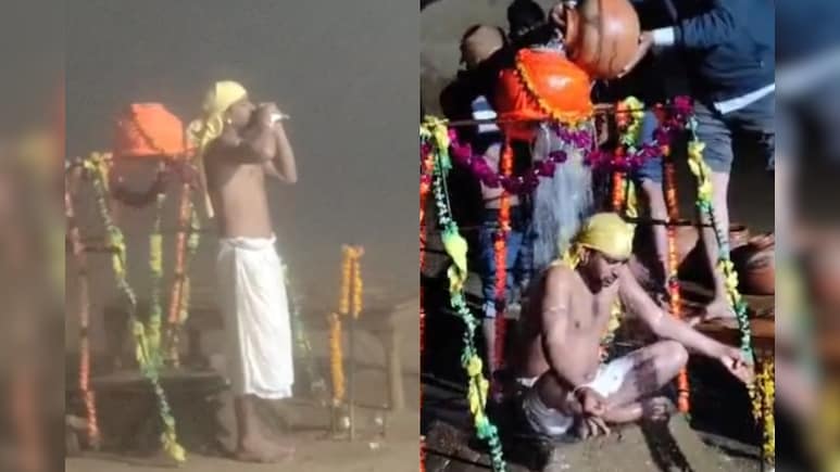 5 डिग्री तापमान में महंत की कठोर साधना, 51 मटकों के ठंडे पानी से स्नान के बाद शुरू करते हैं साधना