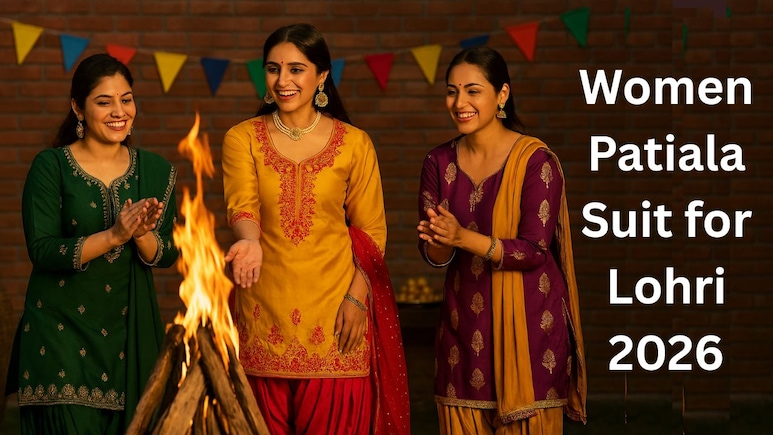 Women Patiala Suit for Lohri: लोहड़ी के लिए मिस न करें पटियाला सूट की ये बेहतरीन डील्स, प्राइस भी है बेहद कम