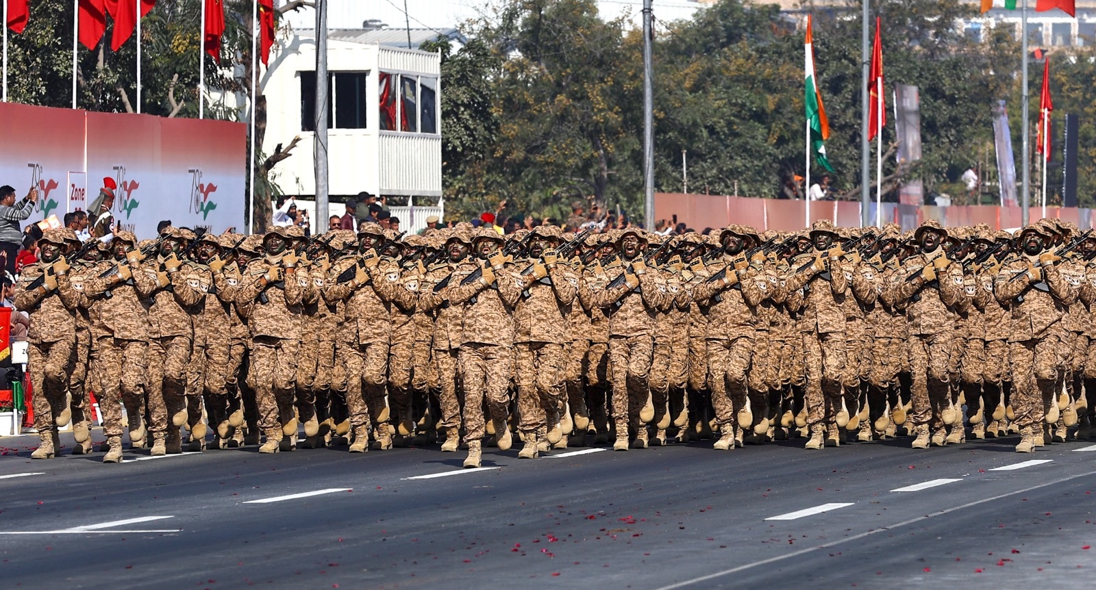 गुलाबी नगर जयपुर पहली बार राष्ट्रीय स्तर की आर्मी डे परेड का गवाह बना.