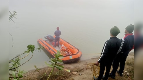 चंबल नहर में गिरी MPEB के AE की कार! ड्राइवर हुआ लापता, एई ने मुश्किल से बचाई जान