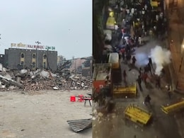 Stones Thrown At Cops During Demolition Drive Near Delhi Mosque, 5 Injured