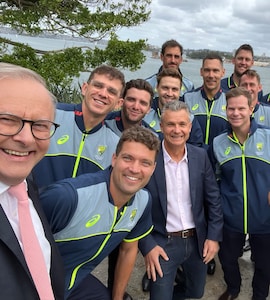 Australian PM Anthony Albanese Hosts Aussie, England Players For Annual New Years Day Reception