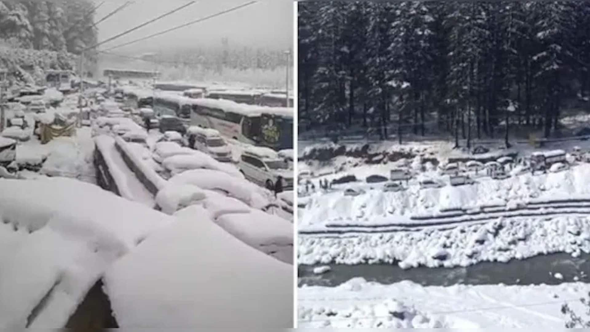 Manali Nightmare: 8-km Jam, Hotels 100% Occupied, Tourists Stranded On Road