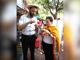 दिल्ली के स्वाद के कायल हुए इजरायली डिप्लोमेट गाइ निर, रसमलाई खाते ही क्या बोलें यहां देखें वीडियो