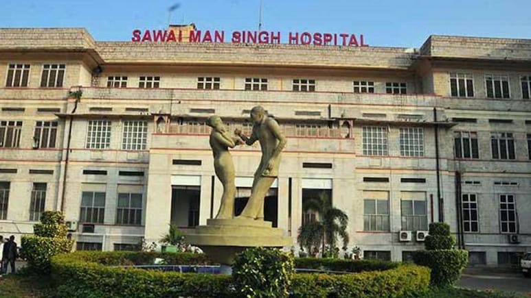 SMS अस्पताल में मरीज ने छठी मंजिल से कूदकर दी जान, 2 महीने पहले पिता ने दी थी बेटे को किडनी