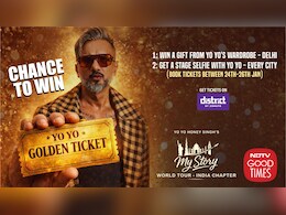 NDTV Good Times के स्टेज पर यो यो हनी सिंह की कहानी, उनकी जुबानी, इन शहरों में होगा लाइव कॉन्सर्ट