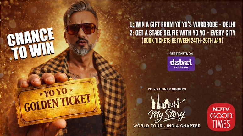 NDTV Good Times के स्टेज पर यो यो हनी सिंह की कहानी, उनकी जुबानी, इन शहरों में होगा लाइव कॉन्सर्ट