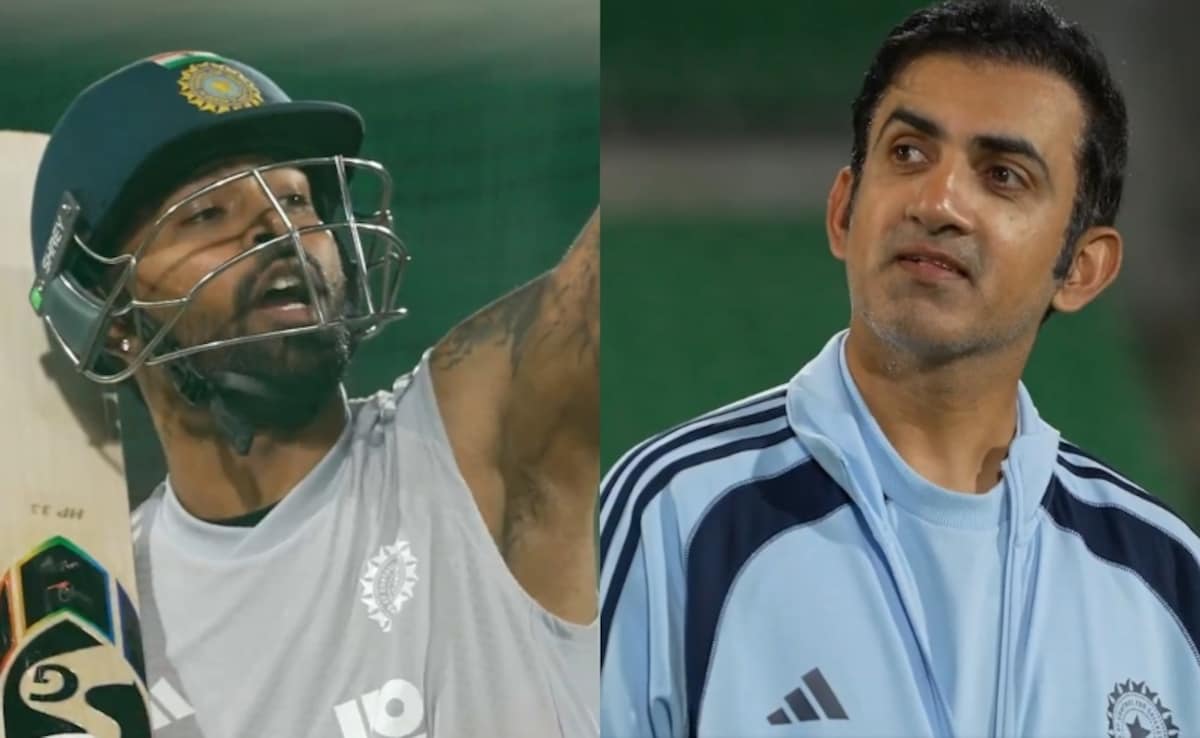 "<i>Kahan Aim Kar Rahe Ho</i>?": Gautam Gambhir Asks Hardik Pandya. His Reply Cant Be Missed
