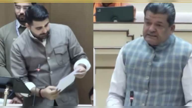 सदन में इंग्&zwj;ल&zwj;िश बोलने पर रव&zwj;िंद्र स&zwj;िंह भाटी ने मंत्री को टोका, बोले- उत्तर हिंदी में ही दिया जाना चाहिए