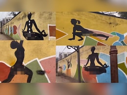 ग्वालियर शर्मसार: योग करती महिलाओं की पेंटिंग्स बिगाड़ी, अब Gen Z संभालेगा मोर्चा