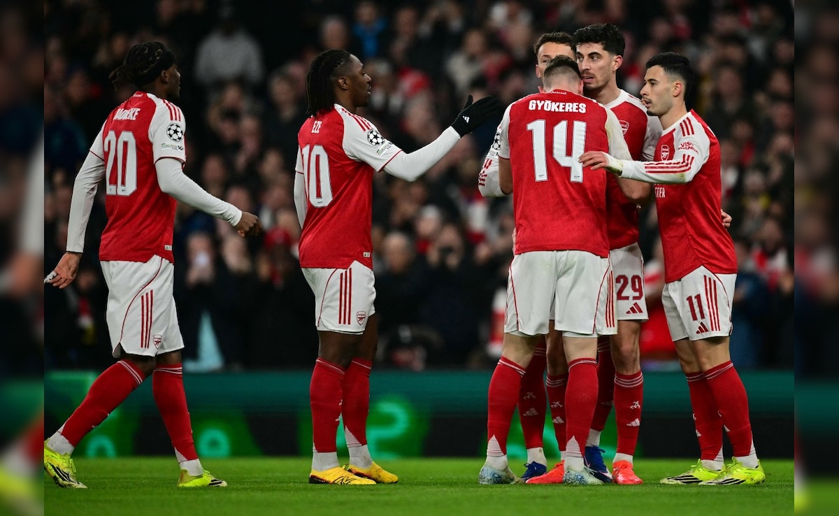 Arsenal Complete Champions League Clean Sweep For Top Spot