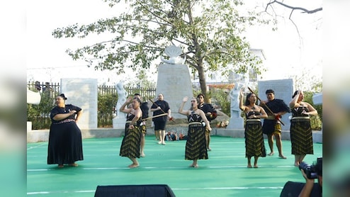 New Zealand's Maori Tribals Perform Haka At Jatara Festival In Telangana