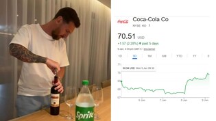 How Messi's 'Wine And Sprite' Drink Reveal Sent Coca-Cola Stocks Up By $13 Billion In 3 Days