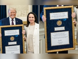 "Inseparable From Laureate": Nobel Body After Machado Gifts Medal To Trump