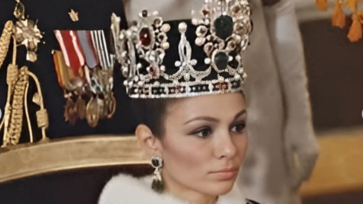 How The Crown Of Iran's Empress Farah Pahlavi Was Created With 1,469 Diamonds