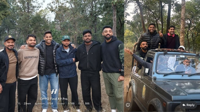 भारत vs न्यूजीलैंड: मैच से पहले सूर्यकुमार की टीम निकली जंगल सफारी पर, बारनवापारा अभ्यारण्य में जमकर उठाया लुत्फ