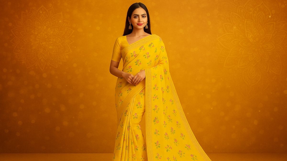 Vasant Panchami 2026: Shop Stunning Yellow Sarees Under ₹499