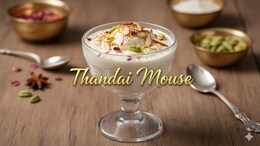Thandai Mousse: The Ultimate Fusion Dessert Mixing Indian Flavours With French