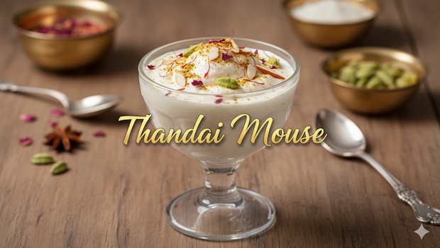 Thandai Mousse: The Ultimate Fusion Dessert Mixing Indian Flavours With French