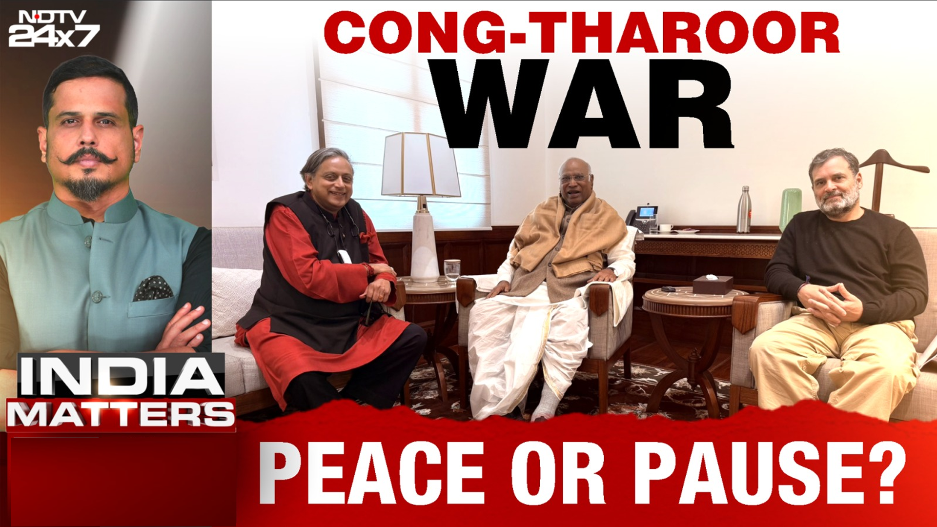 Congress-Tharoor War: Peace Or Pause?
