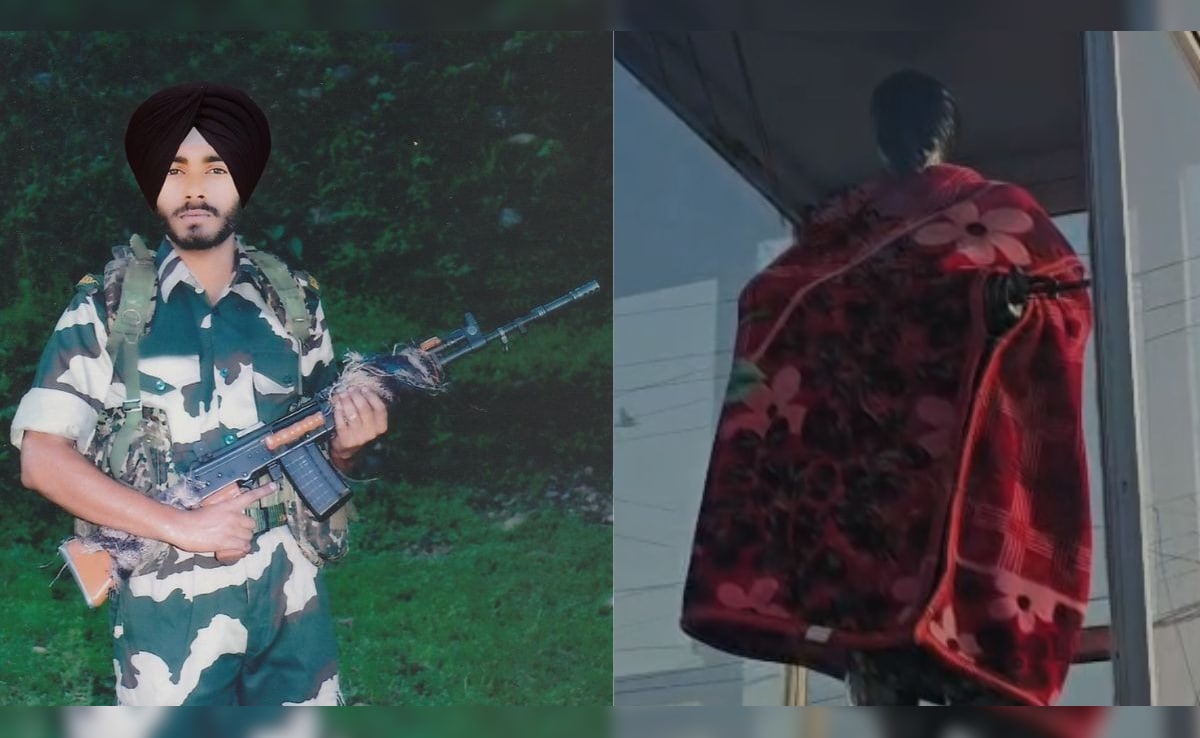 'How Could I Leave My Son?' Mother Wraps Blanket On Soldiers Statue In Cold