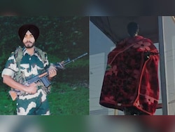 'How Could I Leave My Son?' Mother Wraps Blanket On Soldiers Statue In Cold