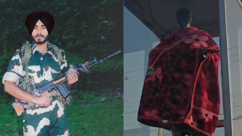 'How Could I Leave My Son?' Mother Wraps Blanket On Soldiers Statue In Cold