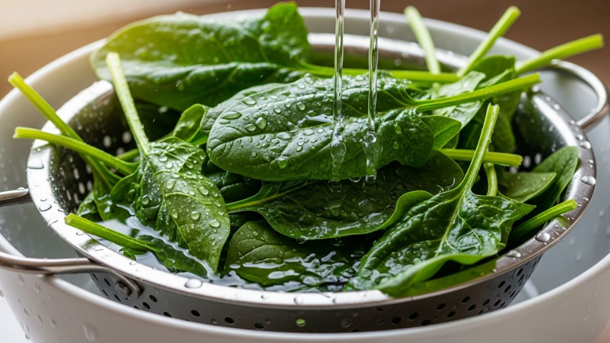 How To Wash Spinach Properly And Blanch It Right - Follow These 7 Steps