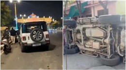 राजस्थान में थार का कहर: विधानसभा के बाहर 4 गाड़ियों को टक्कर मारी, झुंझुनूं में पेड़ से टकराकर पलटी