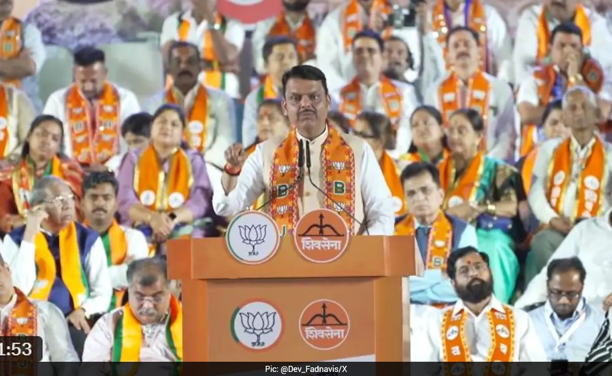 "Only Marathi Will Lead" BMC, Says Devendra Fadnavis Ahead Of Key Polls